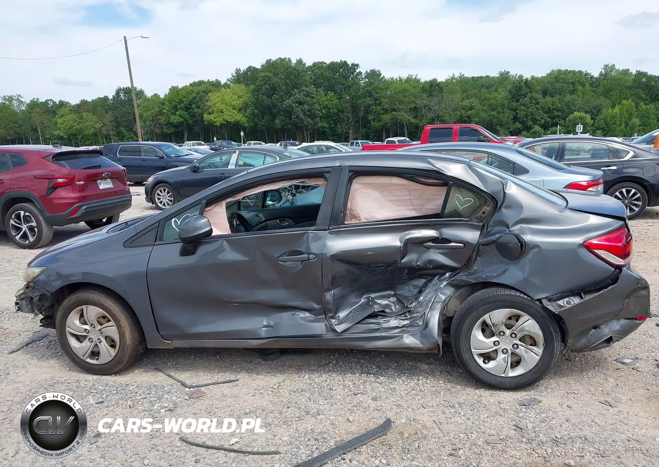 2013 Honda Civic Lx VIN:2HGFB2F55DH539509 - 14