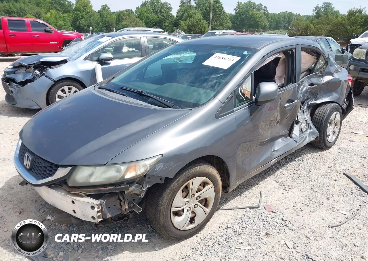 2013 Honda Civic Lx VIN:2HGFB2F55DH539509 - 2