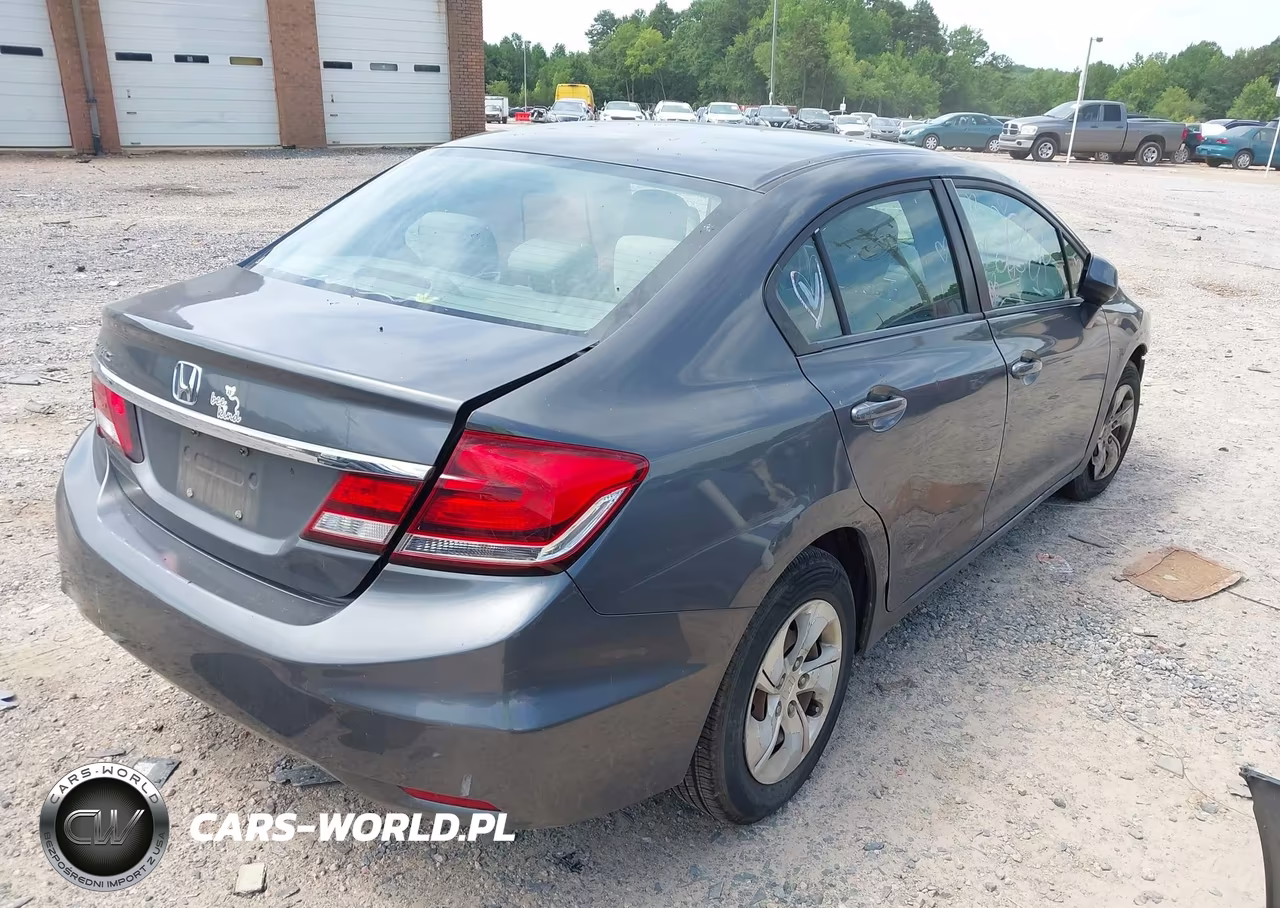 2013 Honda Civic Lx VIN:2HGFB2F55DH539509 - 4