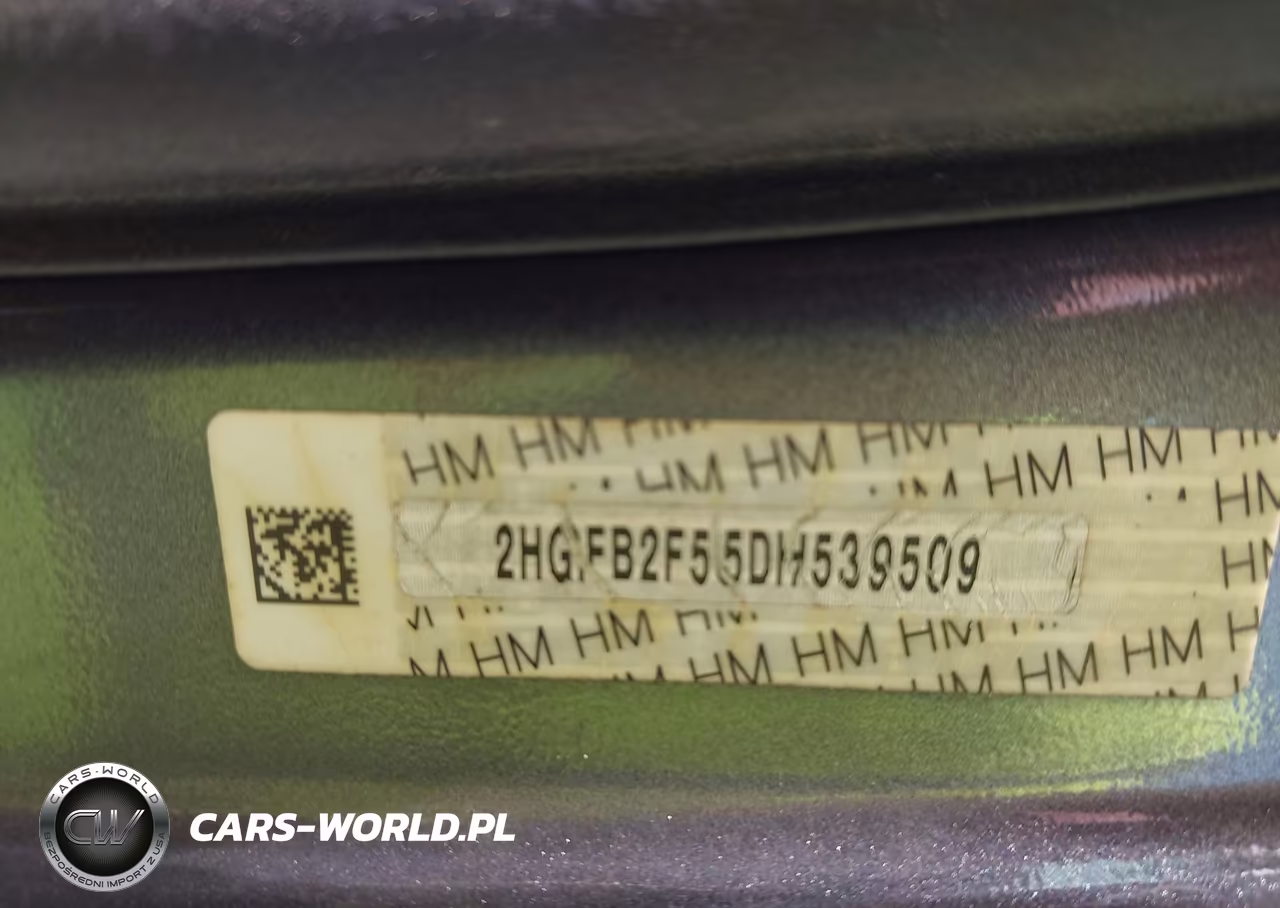 2013 Honda Civic Lx VIN:2HGFB2F55DH539509 - 9