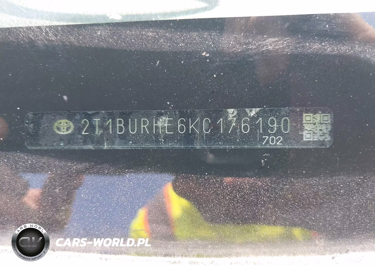 2019 Toyota Corolla Le VIN:2T1BURHE6KC176190 - 9