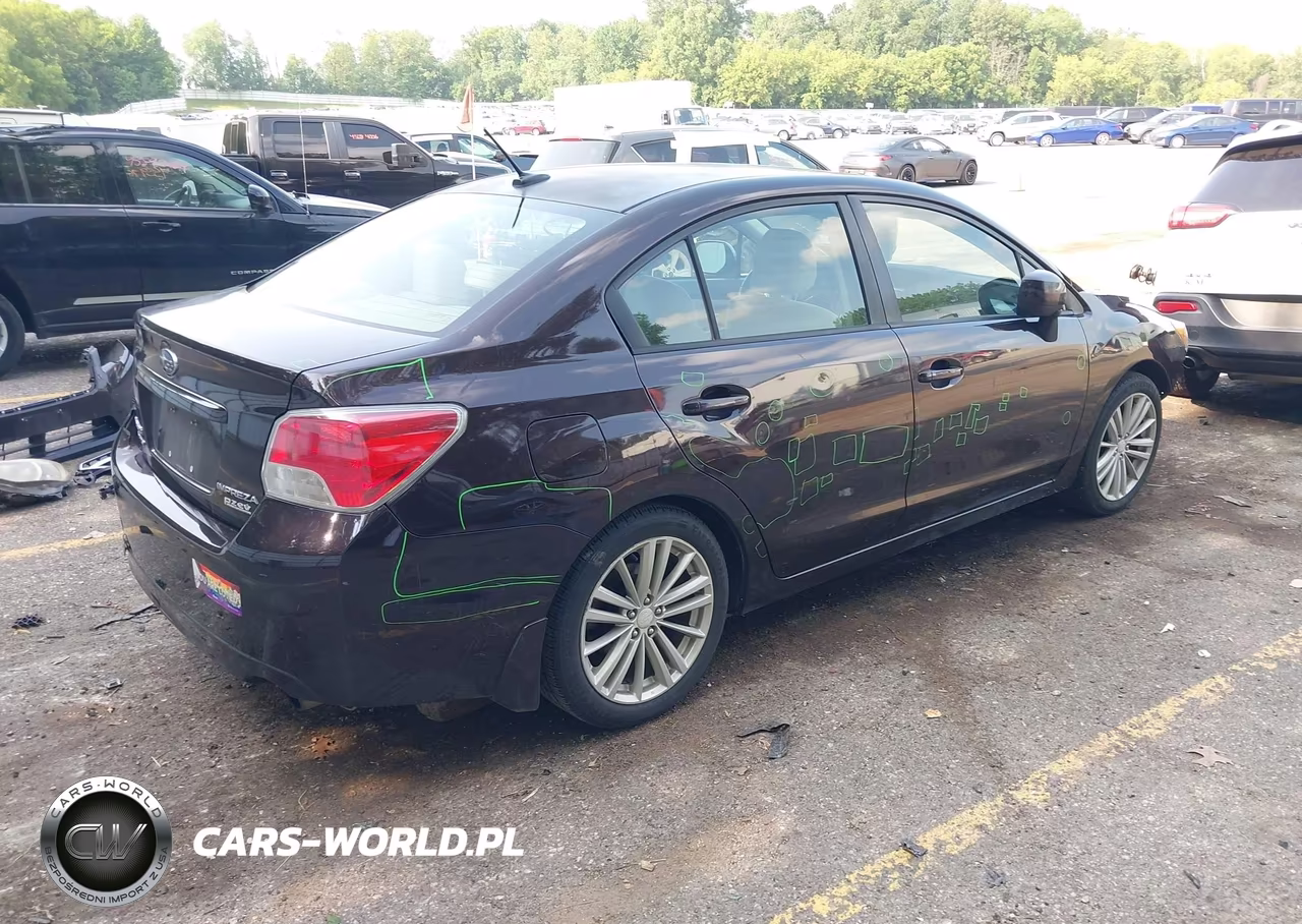 2012 Subaru Impreza 2.0I Premium VIN:JF1GJAF68CH005634 - 4