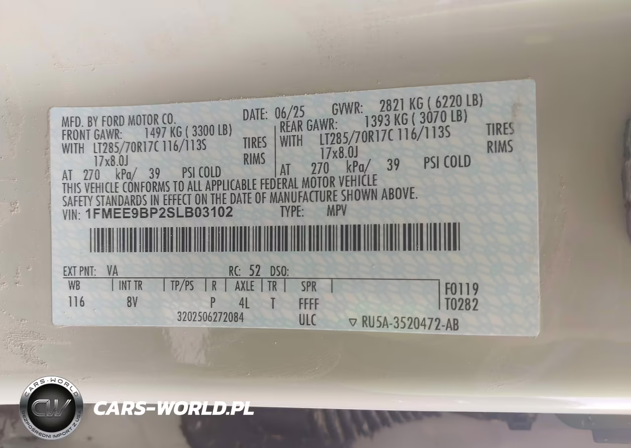 2025 Ford Bronco Badlands VIN:1FMEE9BP2SLB03102 - 9