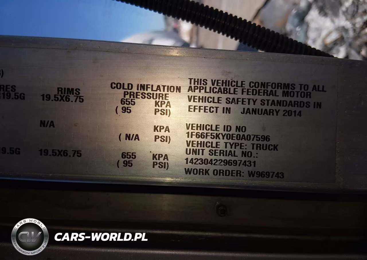 2014 Ford F-59 Commercial Stripped VIN:1F66F5KY0E0A07596 - 8
