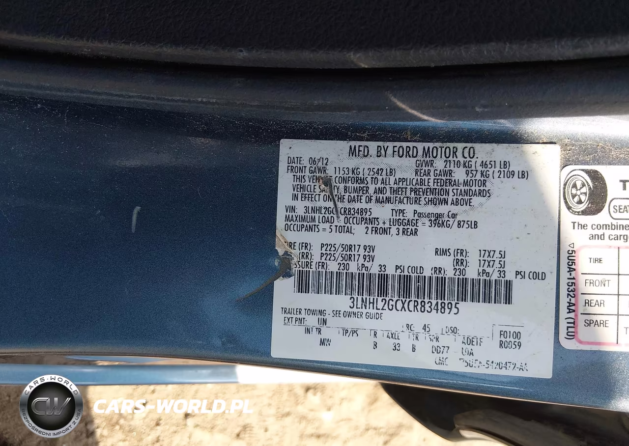 2012 Lincoln Mkz VIN:3LNHL2GCXCR834895 - 9