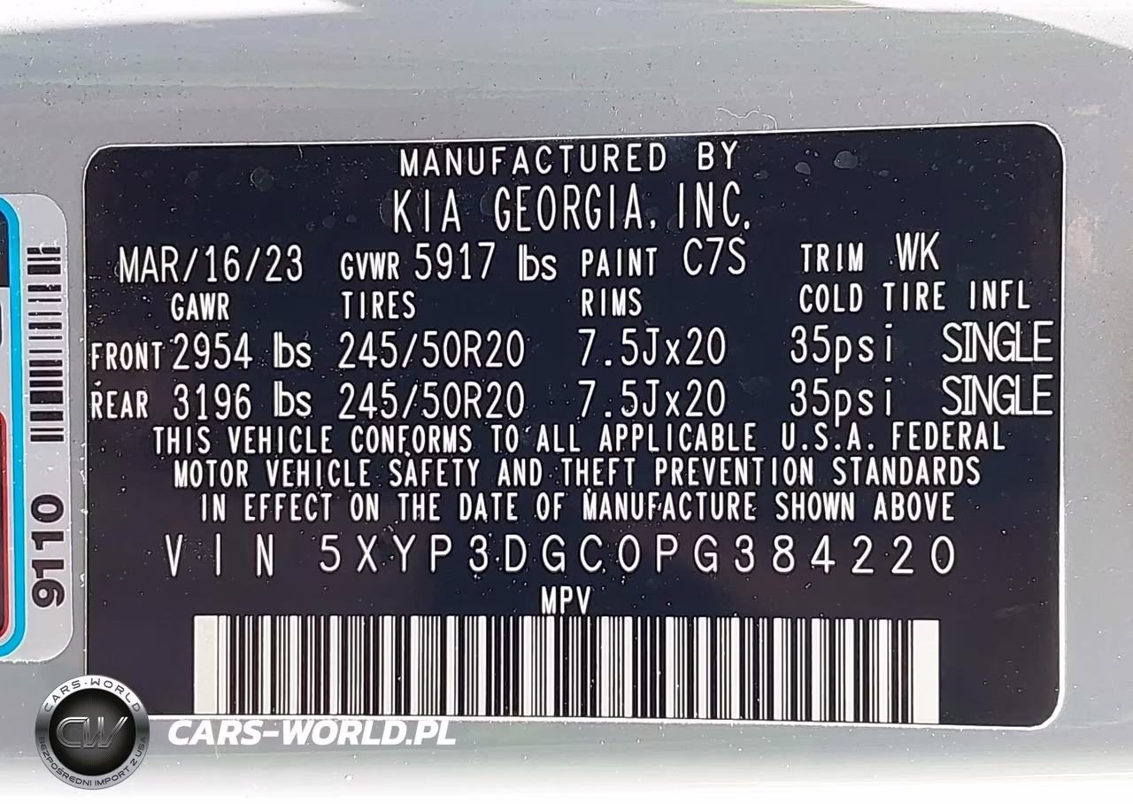 2023 Kia Telluride Ex X-Line VIN:5XYP3DGC0PG384220 - 9