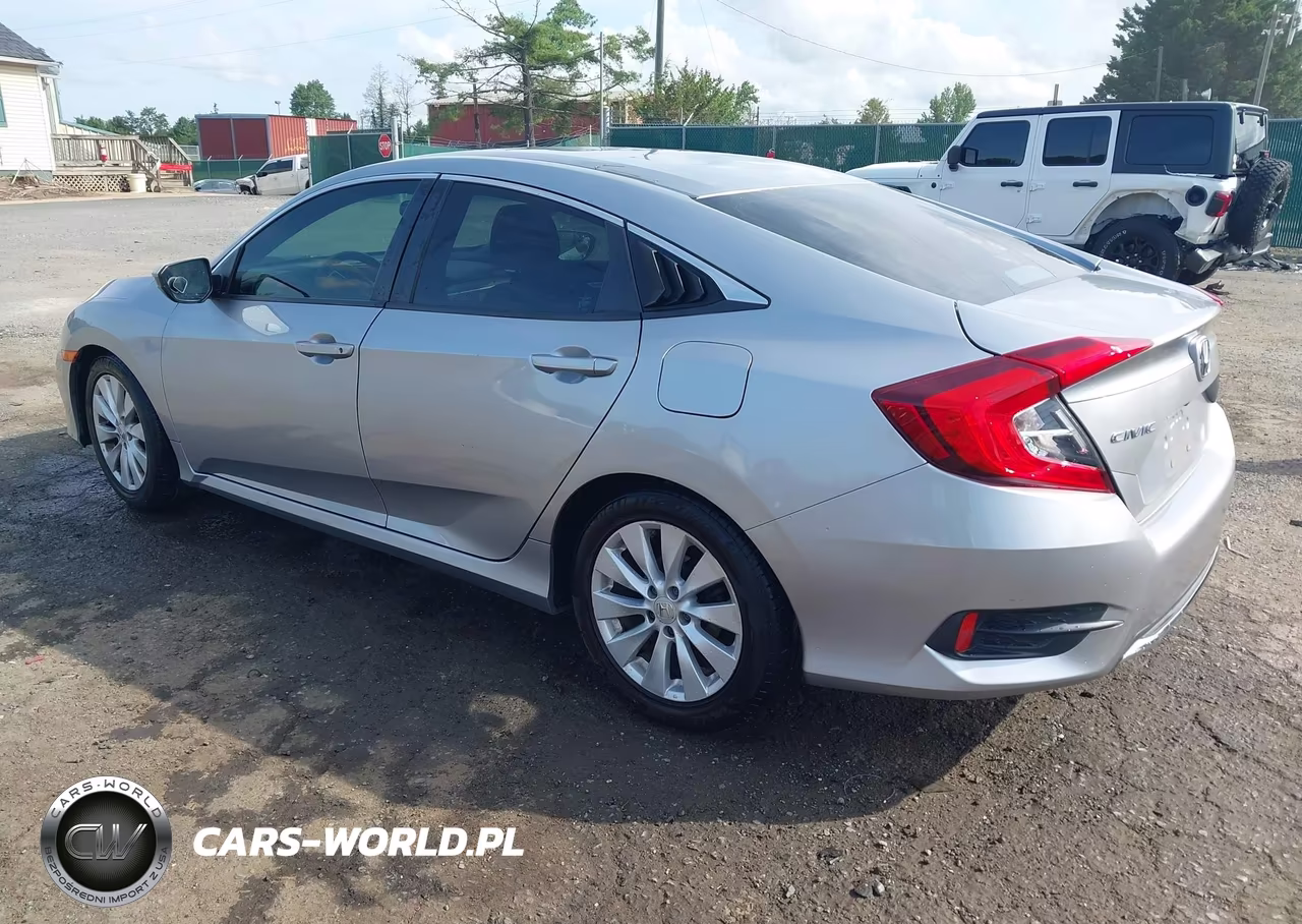 2020 Honda Civic Lx VIN:2HGFC2F67LH563041 - 3