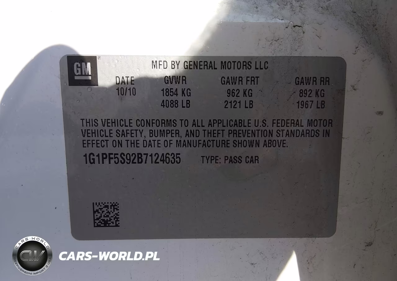 2011 Chevrolet Cruze 1Lt VIN:1G1PF5S92B7124635 - 9