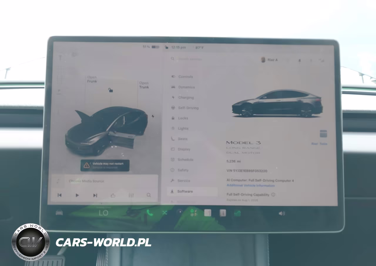 2025 Tesla Model 3 Long Range All-Wheel Drive VIN:5YJ3E1EB9SF053220 - 18
