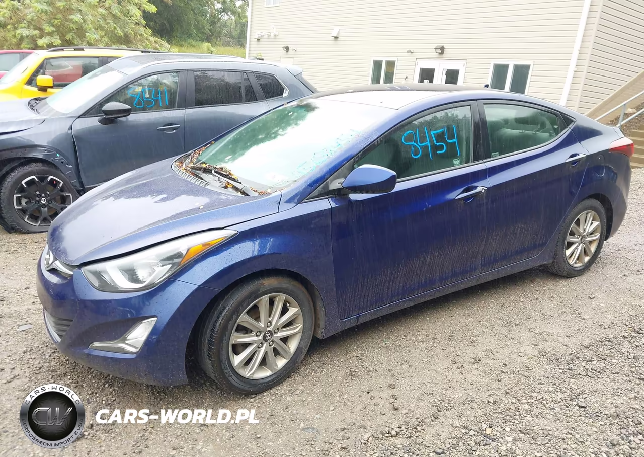 2014 Hyundai Elantra Se VIN:5NPDH4AE3EH461733 - 2