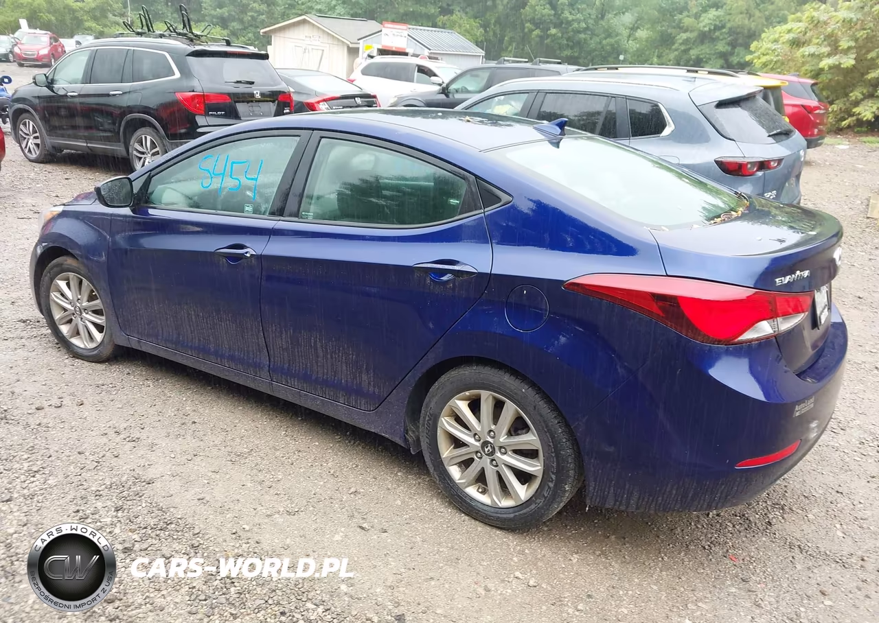 2014 Hyundai Elantra Se VIN:5NPDH4AE3EH461733 - 3