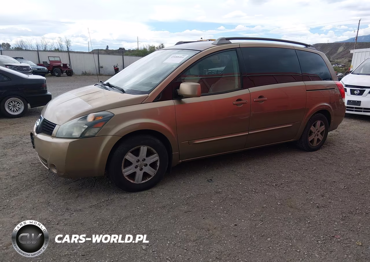 2004 Nissan Quest 3.5 Sl VIN:5N1BV28U54N344652 - 2