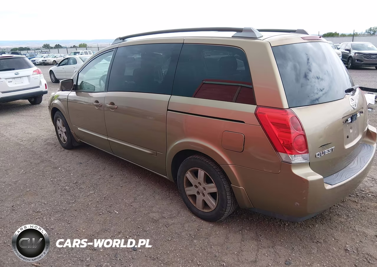 2004 Nissan Quest 3.5 Sl VIN:5N1BV28U54N344652 - 3