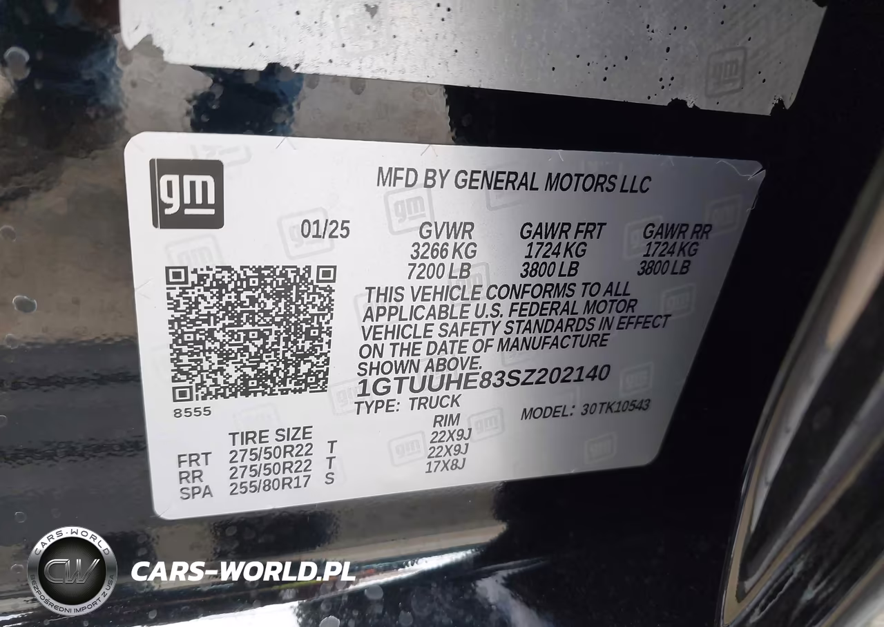 2025 GMC Sierra 1500 4Wd Short Box Denali Ultimate VIN:1GTUUHE83SZ202140 - 9