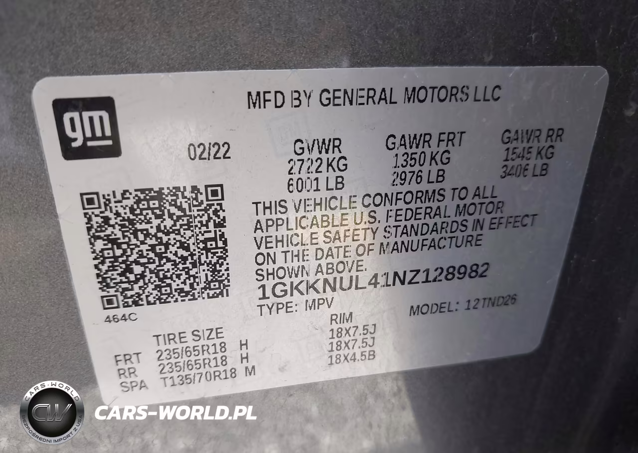 2022 GMC Acadia Awd Slt VIN:1GKKNUL41NZ128982 - 9