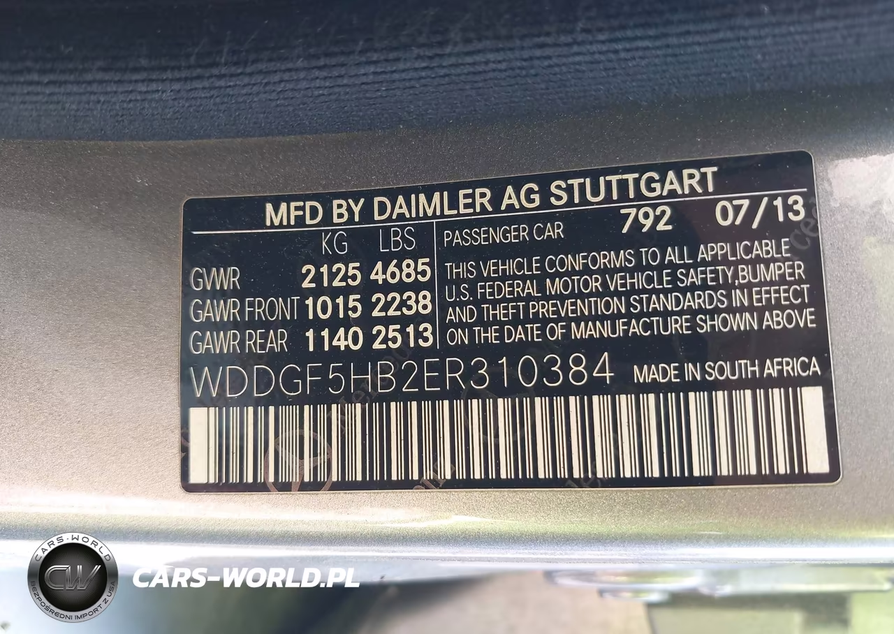 2014 Mercedes-Benz C 350 Sport VIN:WDDGF5HB2ER310384 - 9