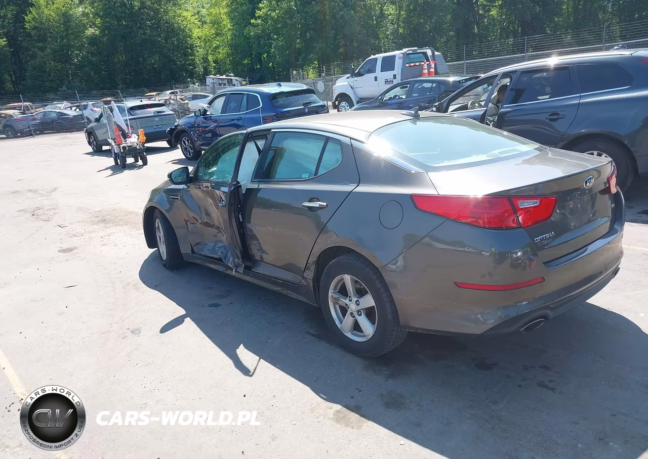 2014 Kia Optima Lx VIN:5XXGM4A76EG290756 - 3