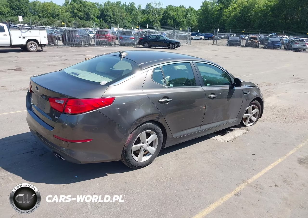 2014 Kia Optima Lx VIN:5XXGM4A76EG290756 - 4