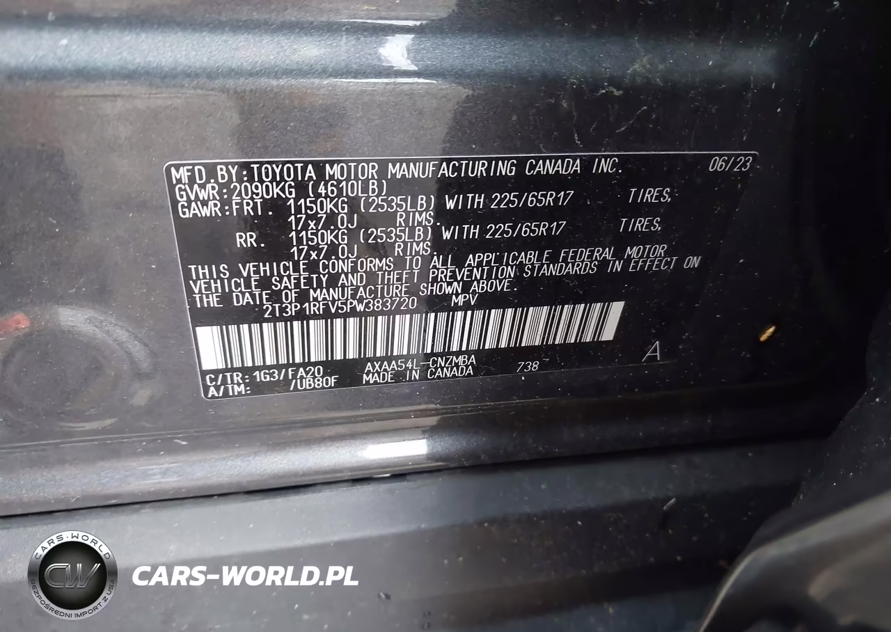2023 Toyota Rav4 Xle VIN:2T3P1RFV5PW383720 - 9