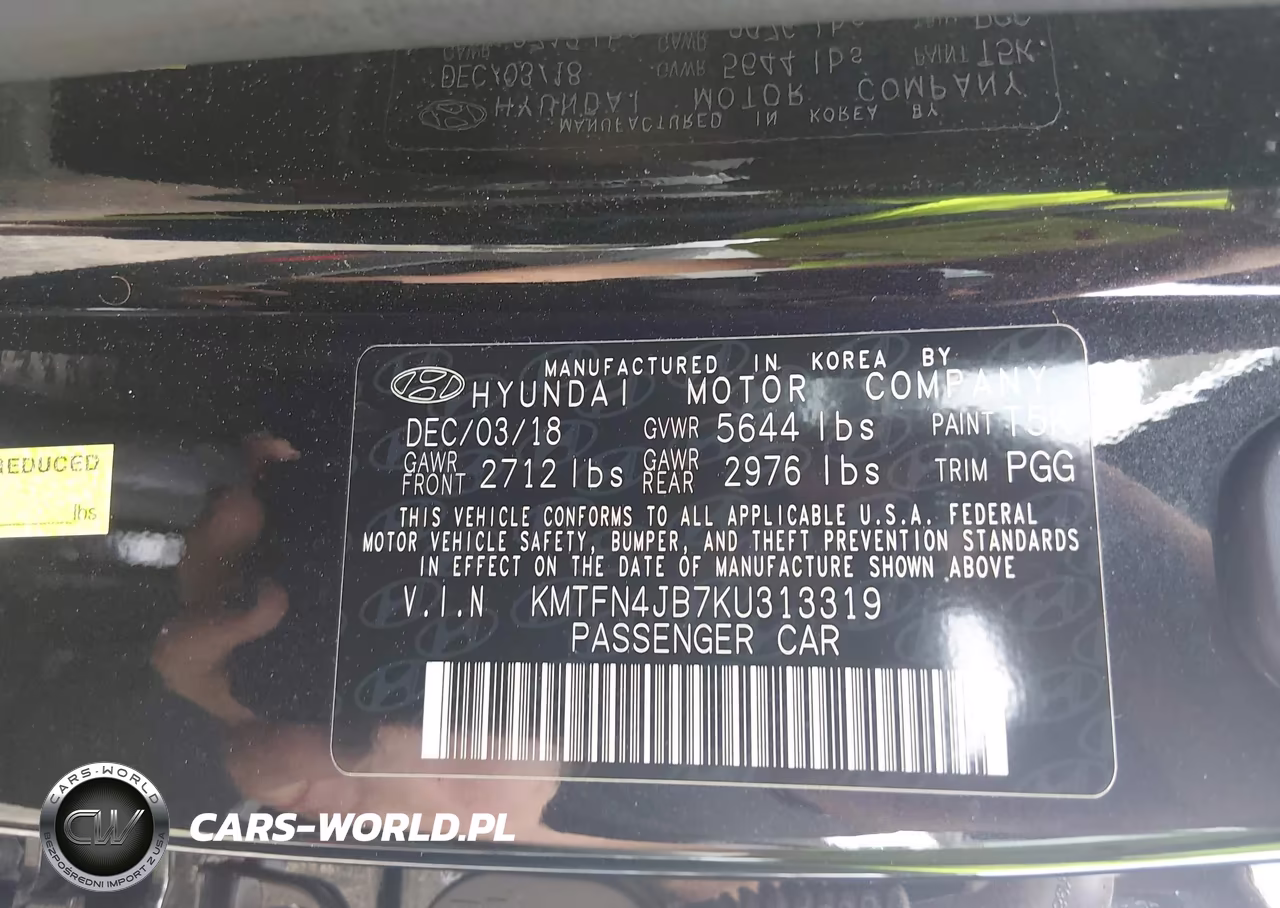 2019 Genesis G80 3.3T Sport VIN:KMTFN4JB7KU313319 - 9