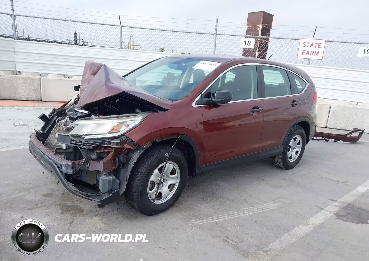 2015 Honda Cr-V Lx VIN:3CZRM3H31FG700202 - 2