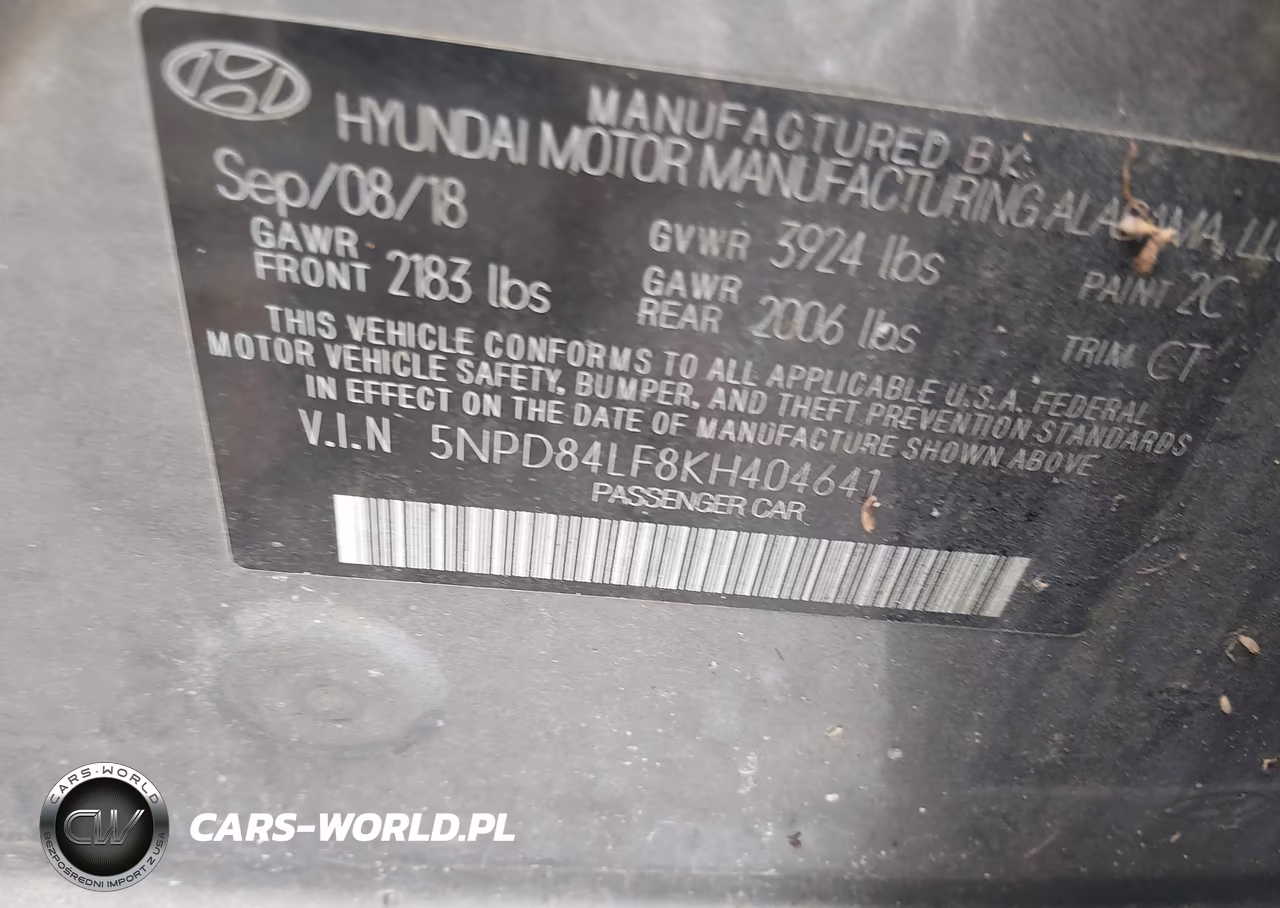 2019 Hyundai Elantra Sel VIN:5NPD84LF8KH404641 - 9