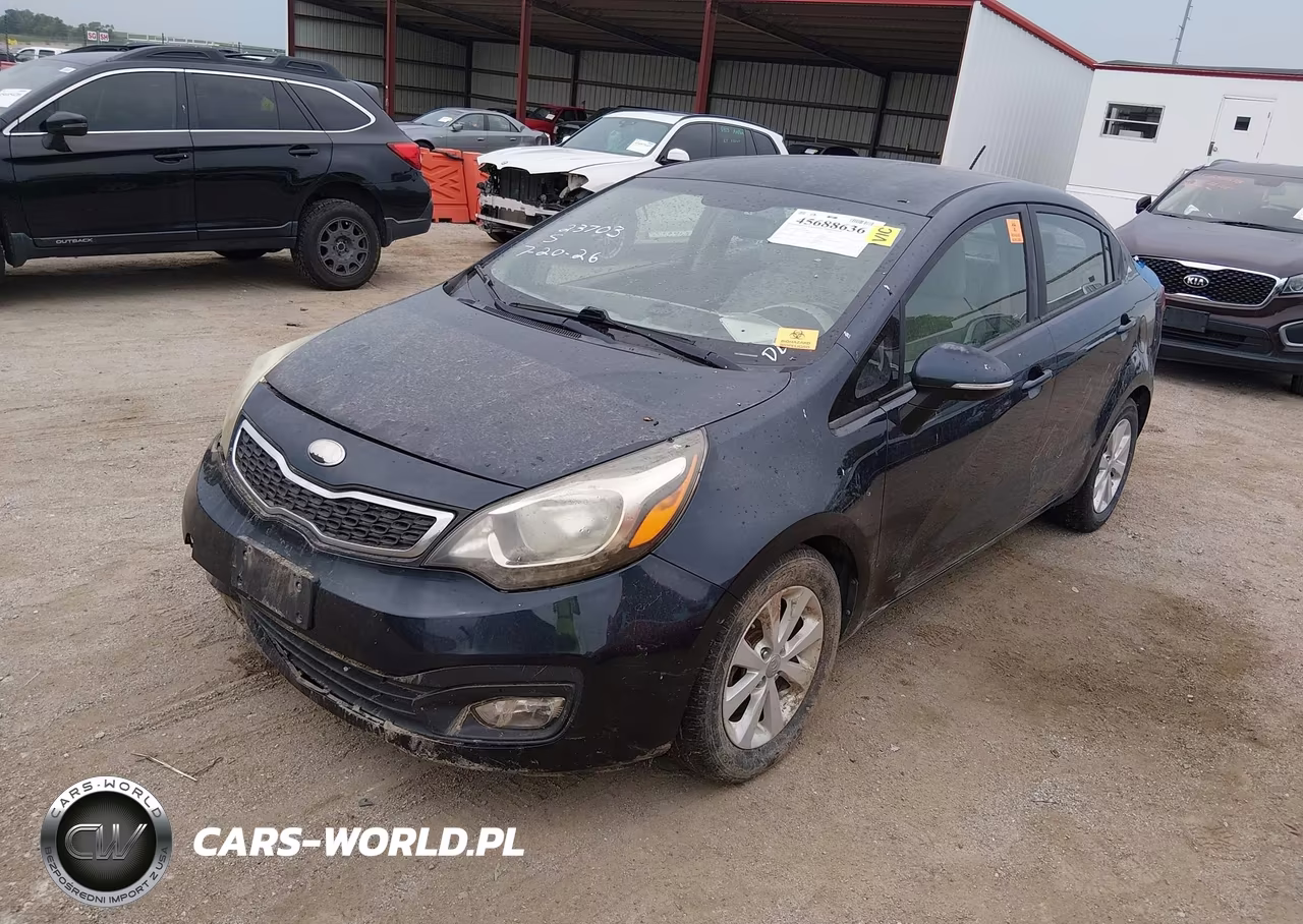 2013 Kia Rio Ex VIN:KNADN4A37D6165823 - 2