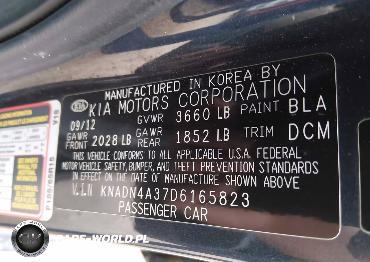 2013 Kia Rio Ex VIN:KNADN4A37D6165823 - 9