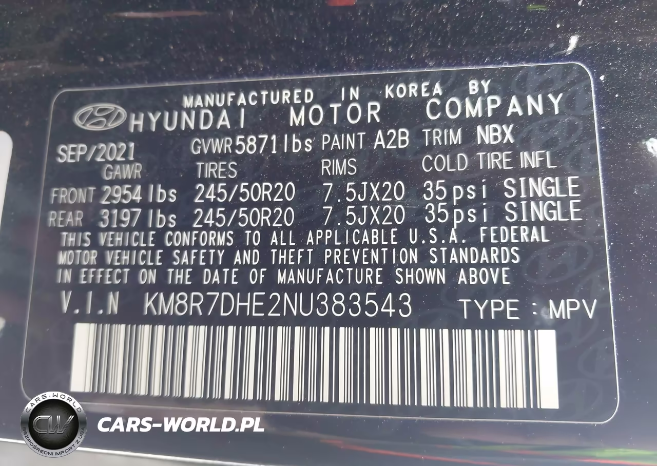 2022 Hyundai Palisade Calligraphy VIN:KM8R7DHE2NU383543 - 9