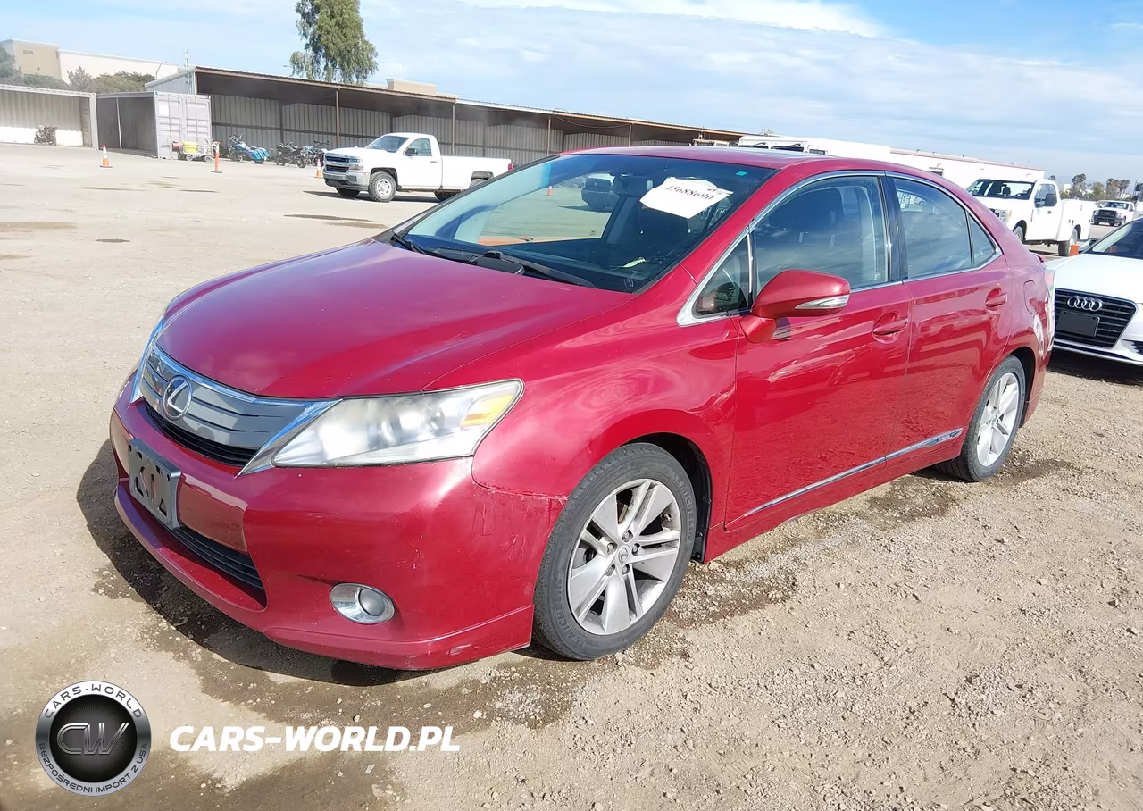 2010 Lexus Hs 250H VIN:JTHBB1BA4A2027317 - 2
