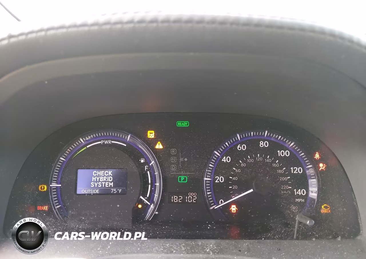 2010 Lexus Hs 250H VIN:JTHBB1BA4A2027317 - 7