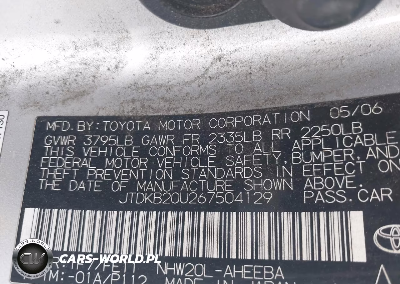 2006 Toyota Prius VIN:JTDKB20U267504129 - 9