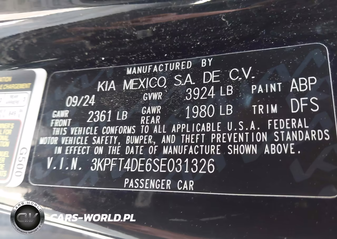 2025 Kia K4 Lxs VIN:3KPFT4DE6SE031326 - 9