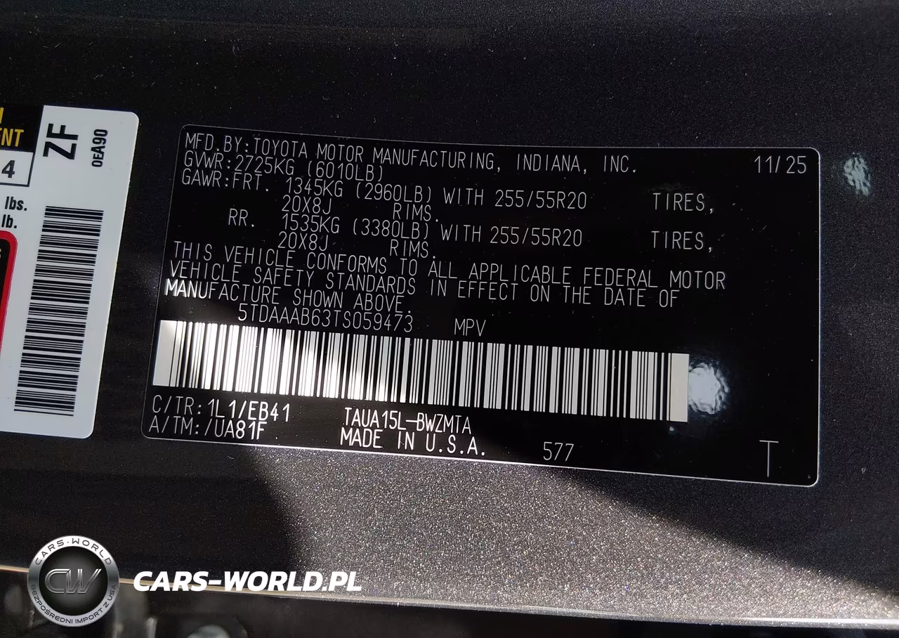 2026 Lexus Tx 350 Premium VIN:5TDAAAB63TS059473 - 9