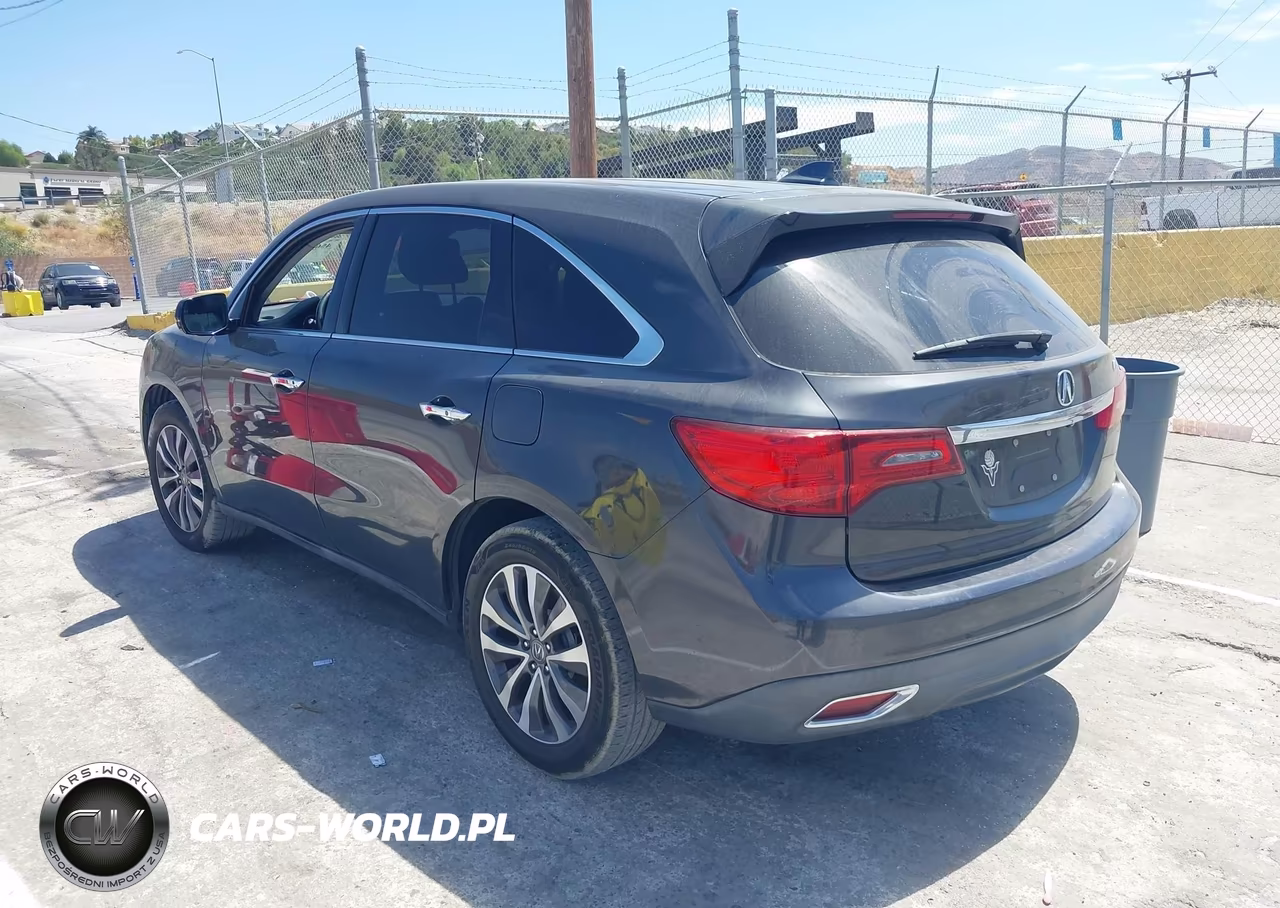 2015 Acura Mdx Technology Package VIN:5FRYD3H40FB009497 - 3
