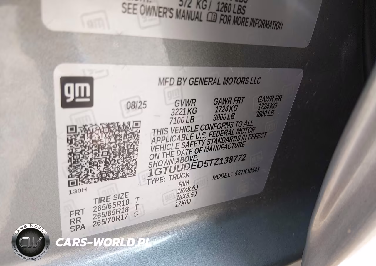 2026 GMC Sierra 1500 , Short Bed, Slt, 4Wd VIN:1GTUUDED5TZ138772 - 9