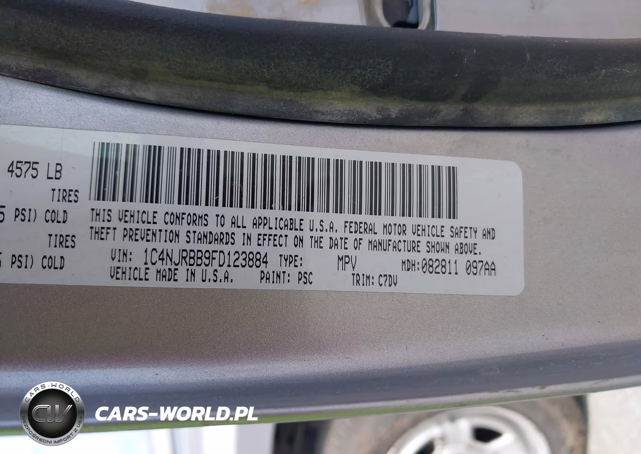 2015 Jeep Patriot Sport VIN:1C4NJRBB9FD123884 - 9