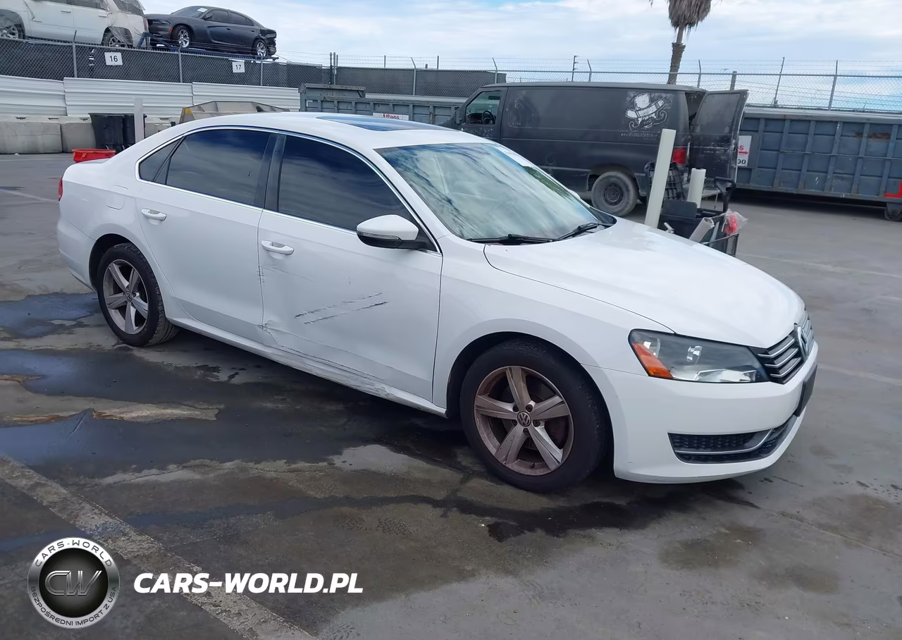 2012 Volkswagen Passat 2.5L Se VIN:1VWBP7A32CC025066 - 1