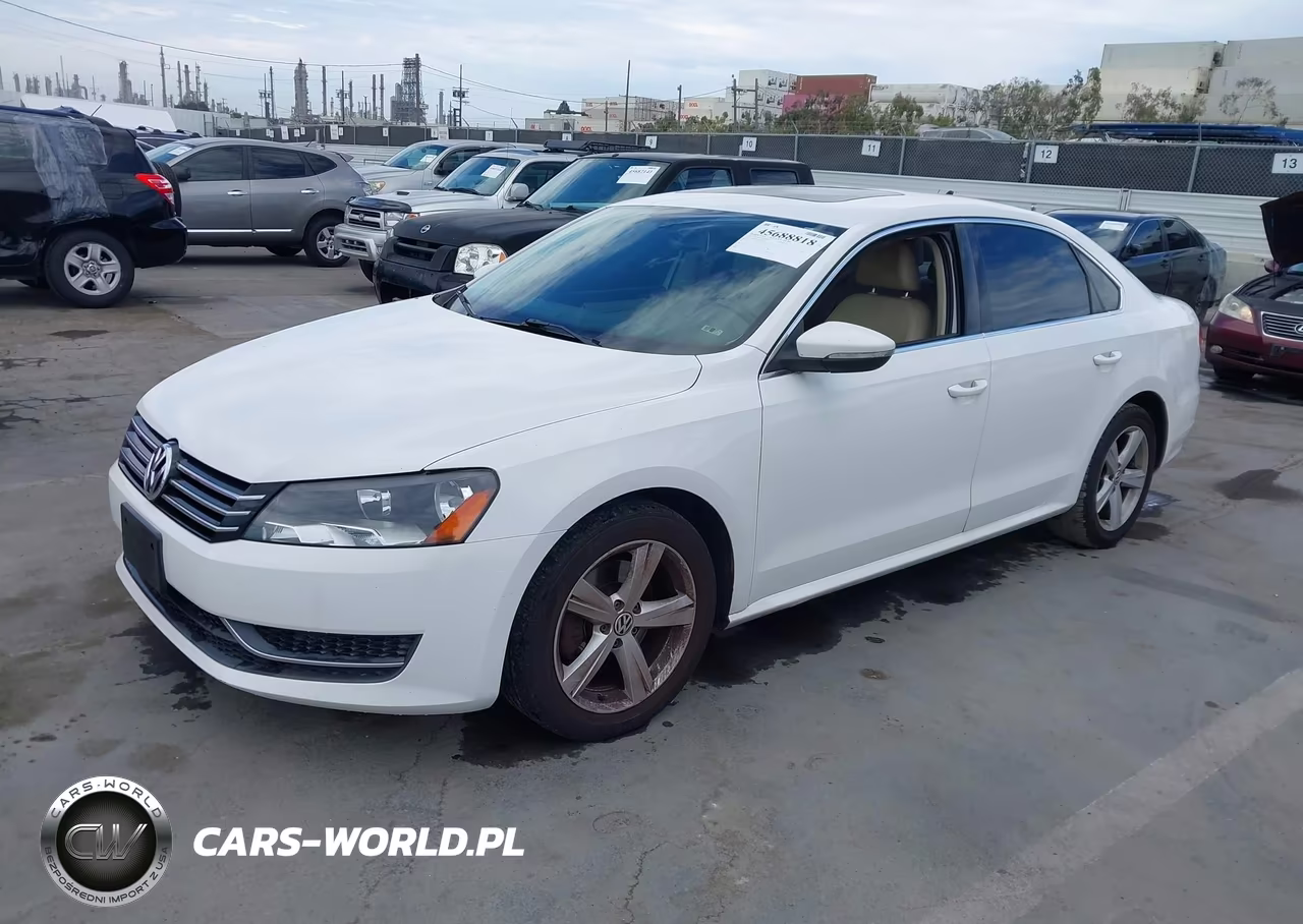 2012 Volkswagen Passat 2.5L Se VIN:1VWBP7A32CC025066 - 2