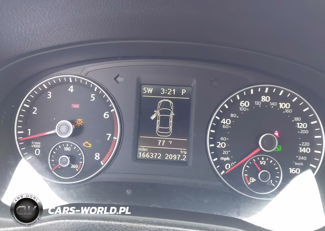 2012 Volkswagen Passat 2.5L Se VIN:1VWBP7A32CC025066 - 7