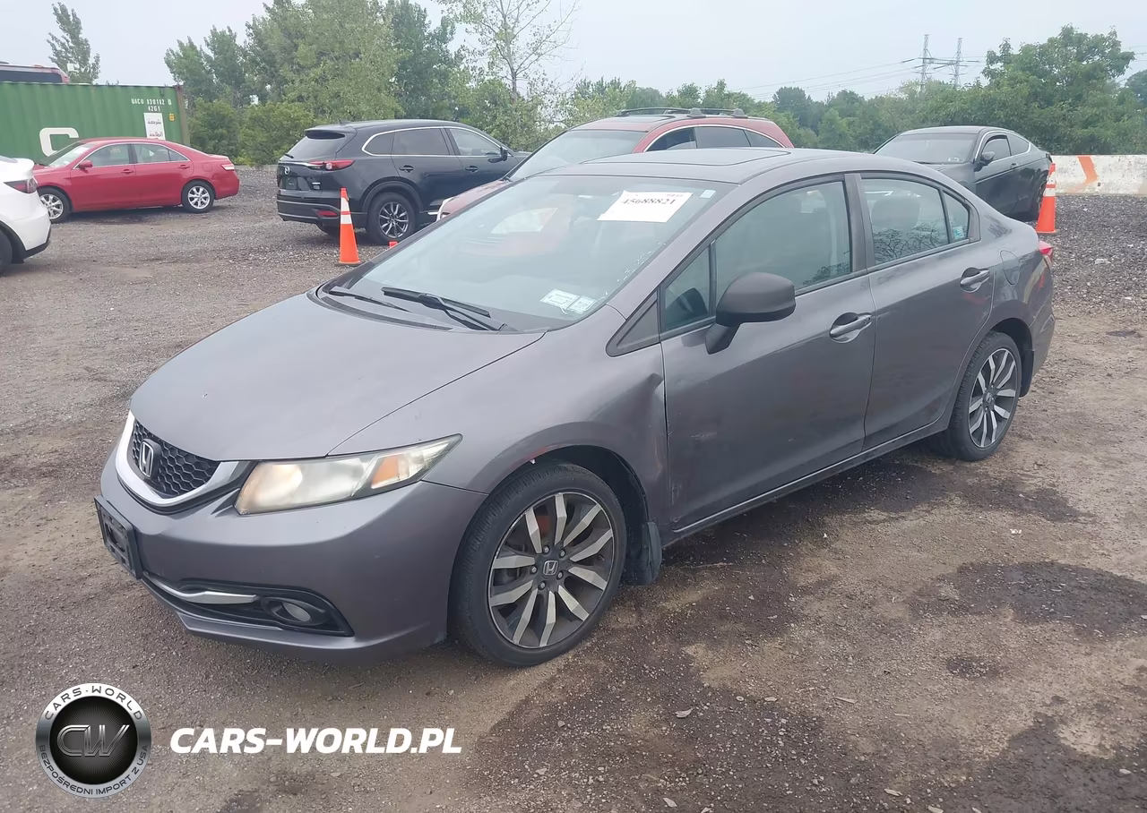 2015 Honda Civic Ex-L VIN:2HGFB2F91FH537777 - 2