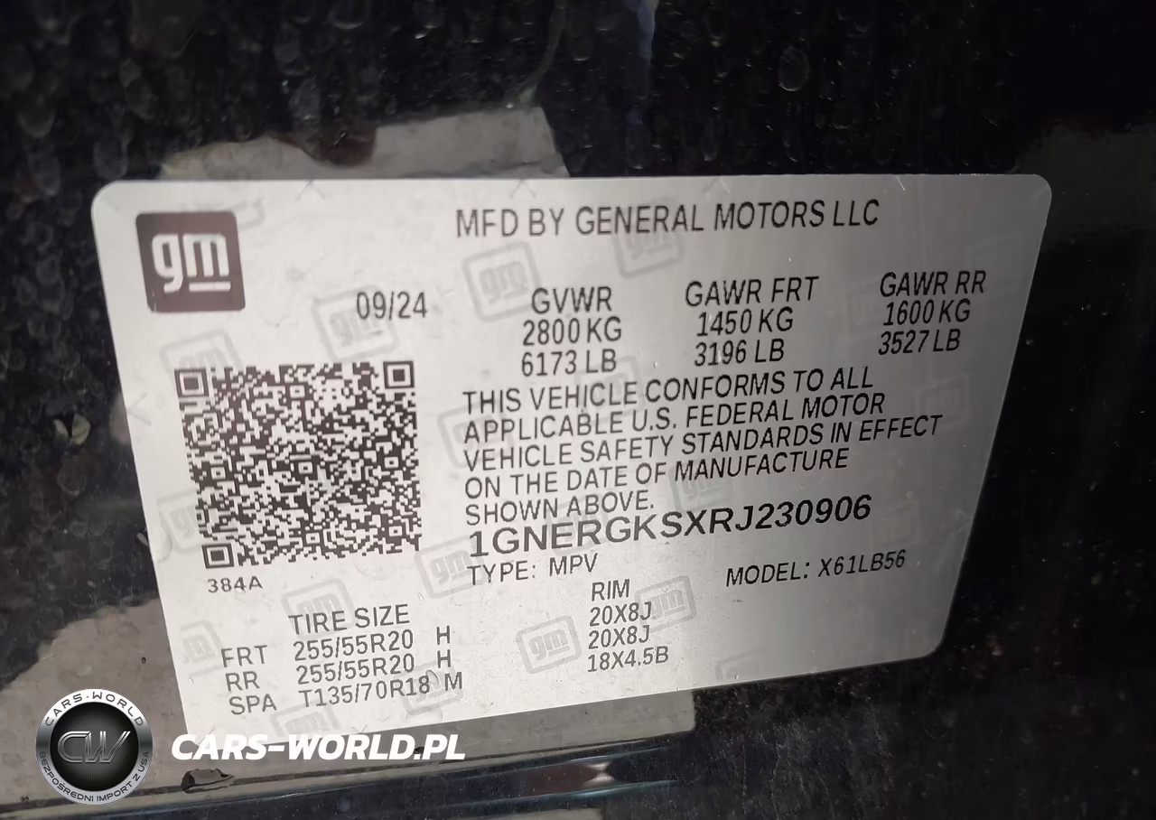 2024 Chevrolet Traverse Fwd Lt VIN:1GNERGKSXRJ230906 - 9