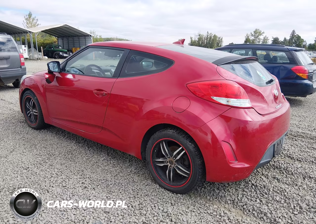 2012 Hyundai Veloster Base W-Gray VIN:KMHTC6AD7CU066238 - 3
