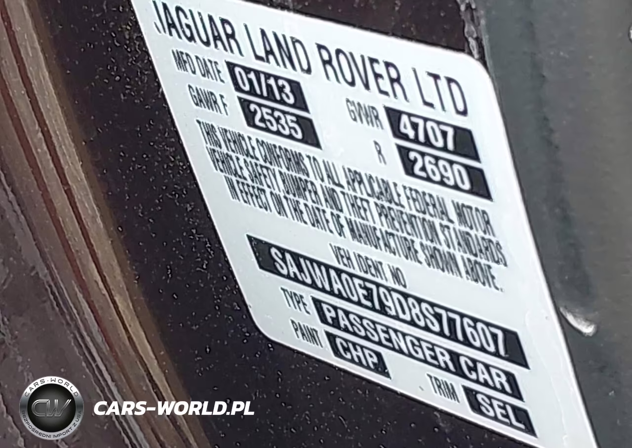 2013 Jaguar Xf V6 Sc VIN:SAJWA0E79D8S77607 - 9