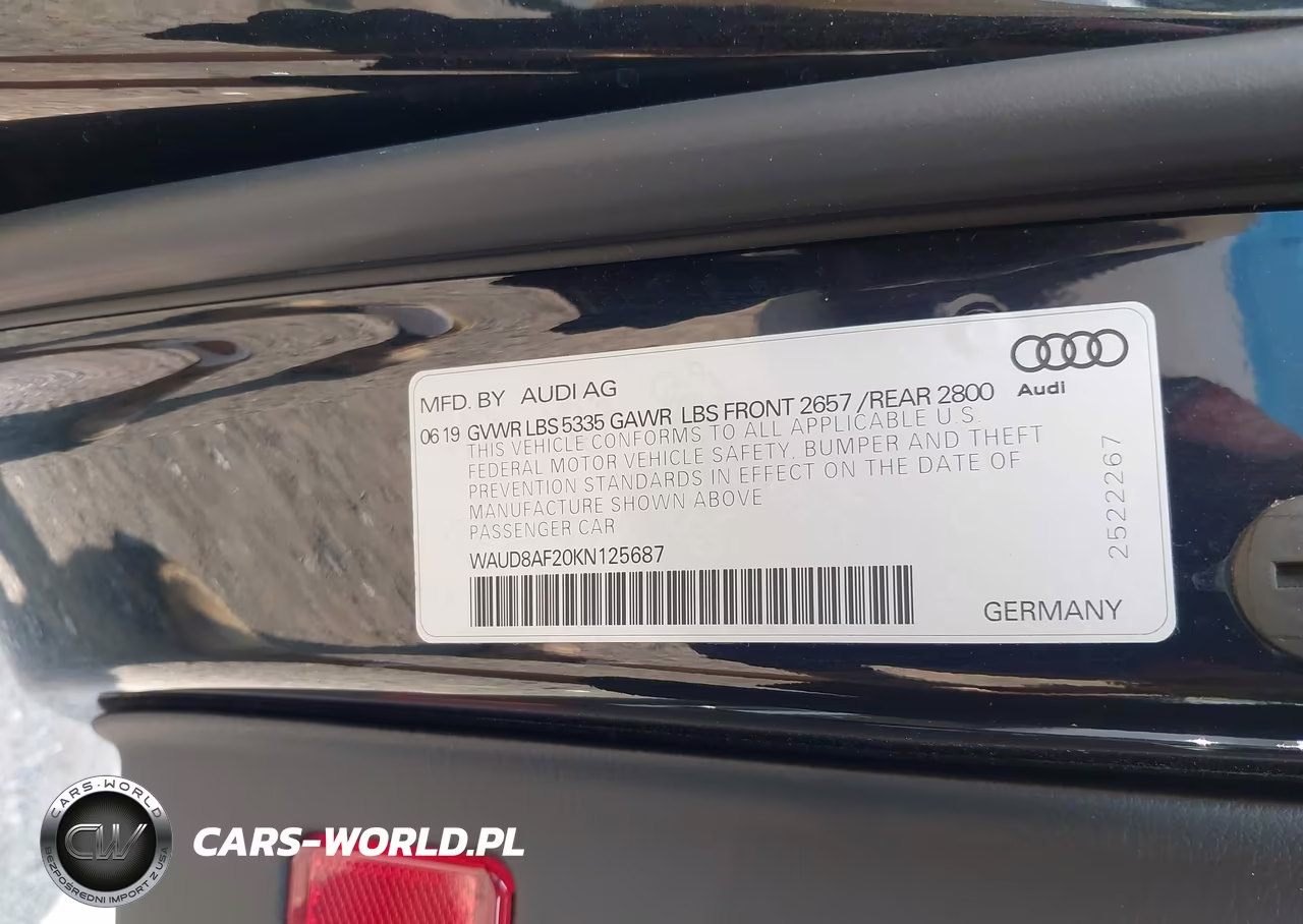 2019 Audi A6 45 Premium VIN:WAUD8AF20KN125687 - 9