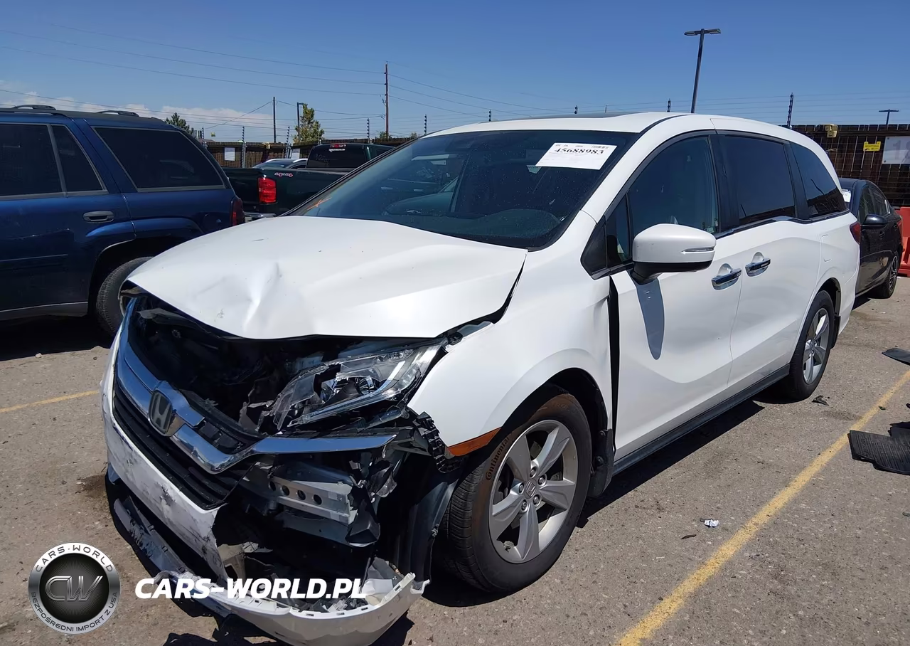 2020 Honda Odyssey Ex-L-Ex-L W-Navi Res VIN:5FNRL6H73LB021286 - 2