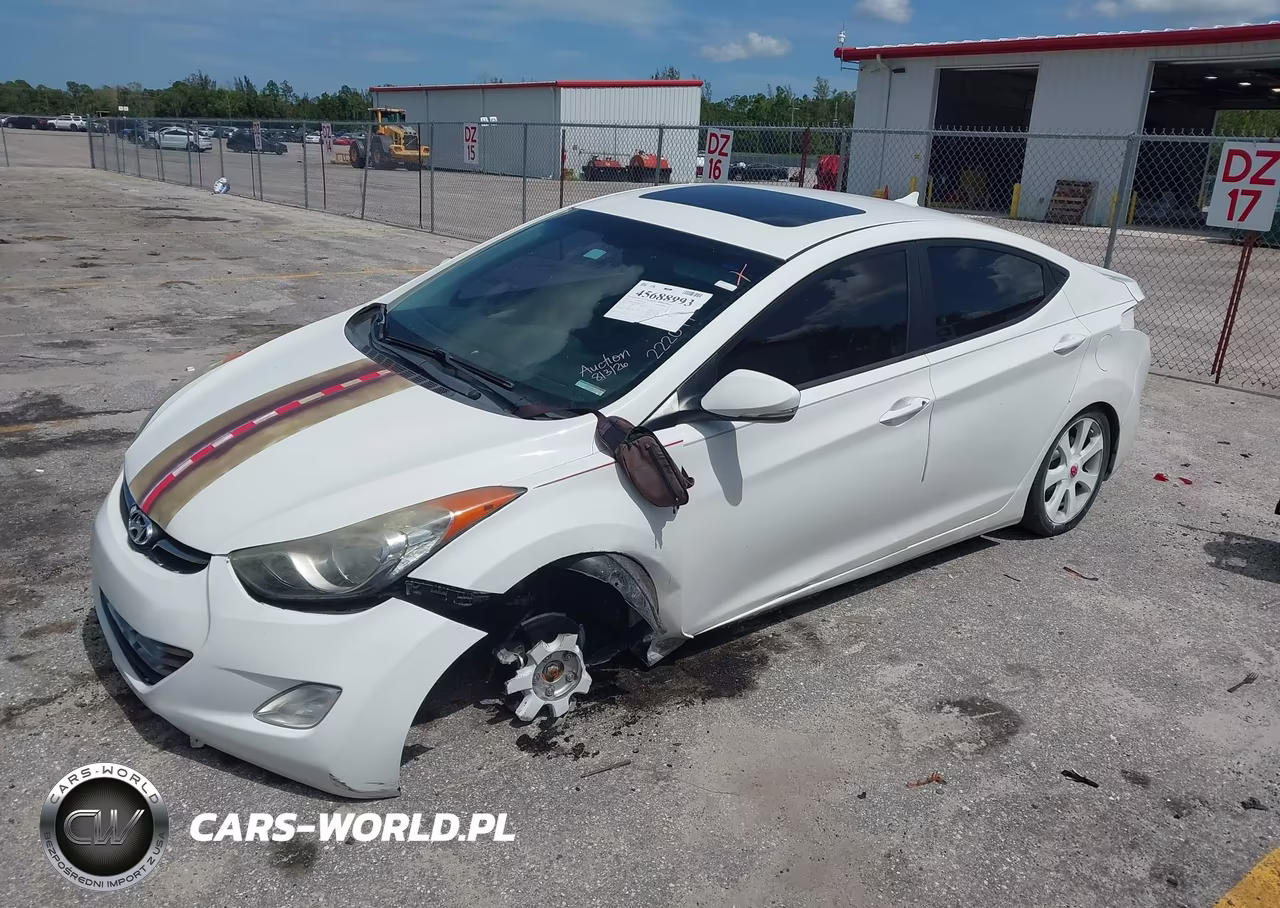 2013 Hyundai Elantra Limited VIN:5NPDH4AE8DH222077 - 2