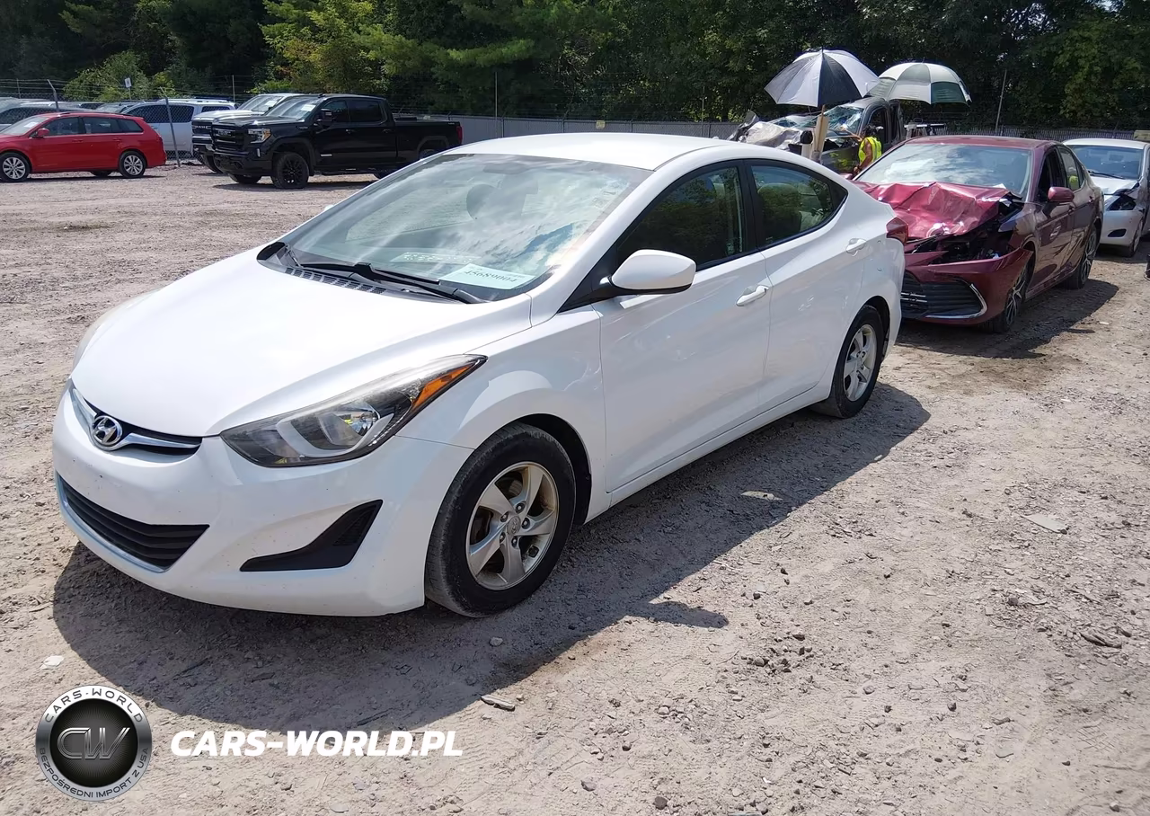 2014 Hyundai Elantra Se VIN:5NPDH4AE8EH473568 - 2