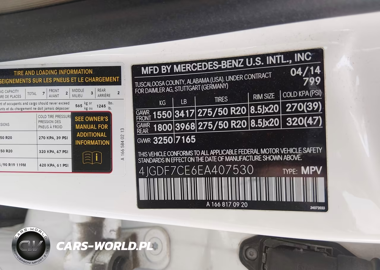 2014 Mercedes-Benz Gl 450 4Matic VIN:4JGDF7CE6EA407530 - 9