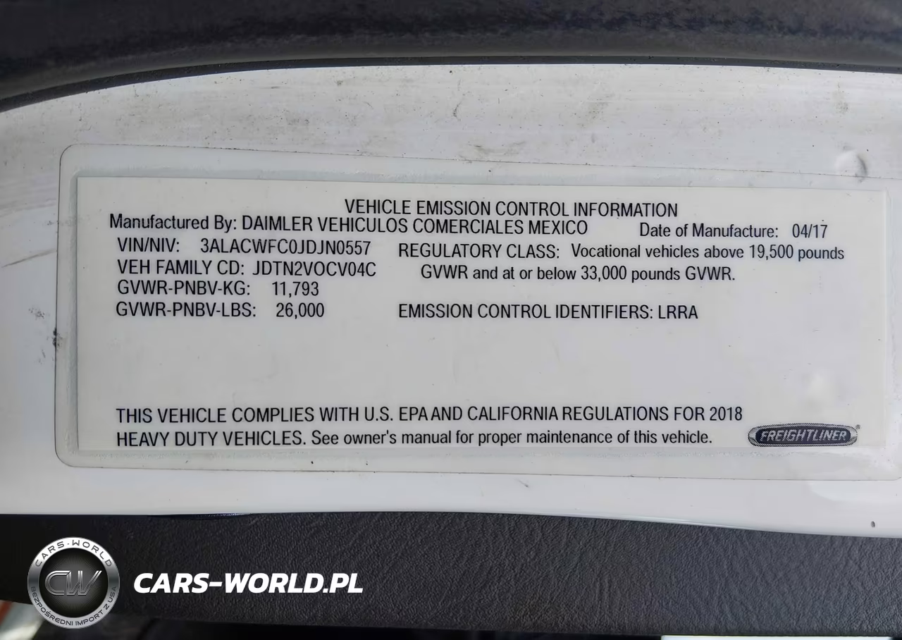 2018 Freightliner M2 106 VIN:3ALACWFC0JDJN0557 - 8